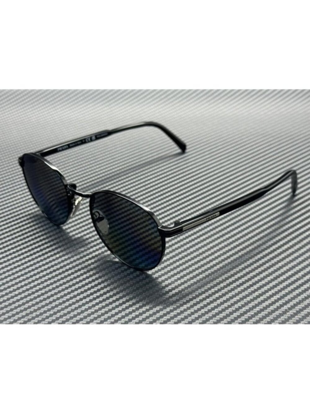 New PRADA Men Black Sunglasses 53-21-145